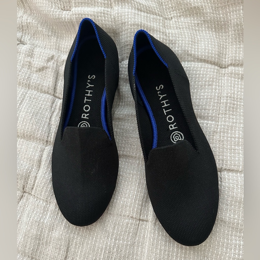 Rothy’s black The Flats